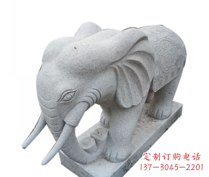 宁波精美绝伦的大象大理石雕塑