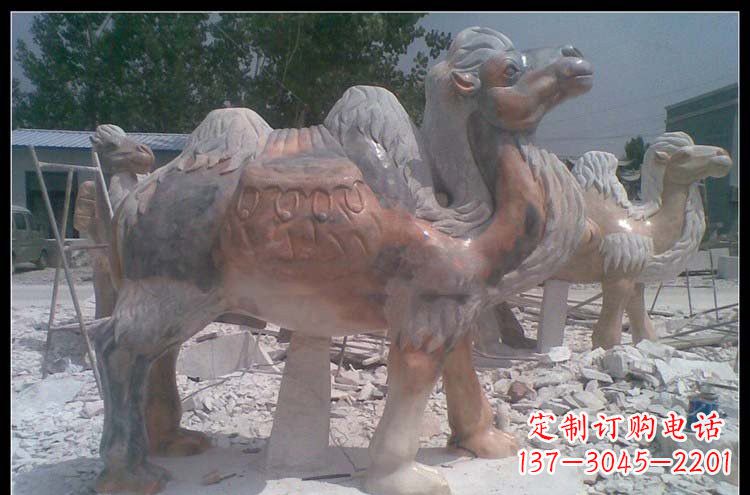 宁波公园动物骆驼石雕222