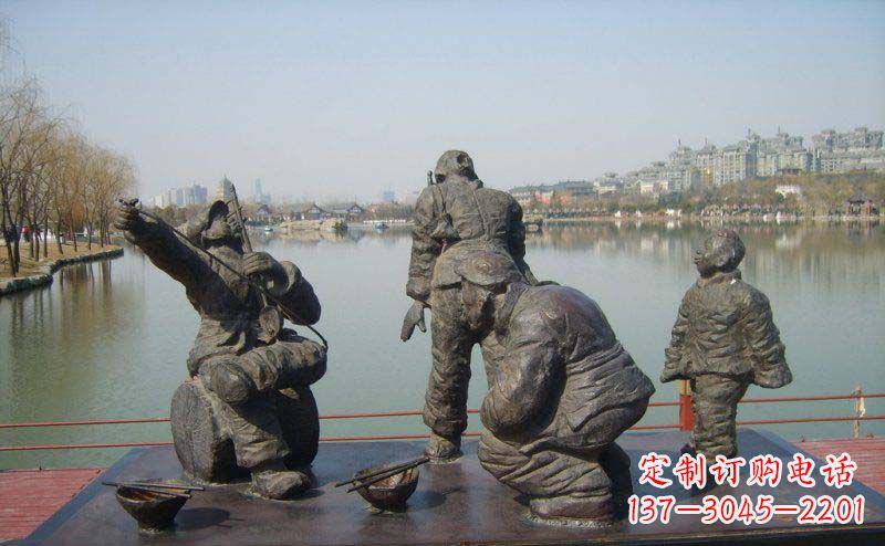 宁波精美中式二胡雕塑