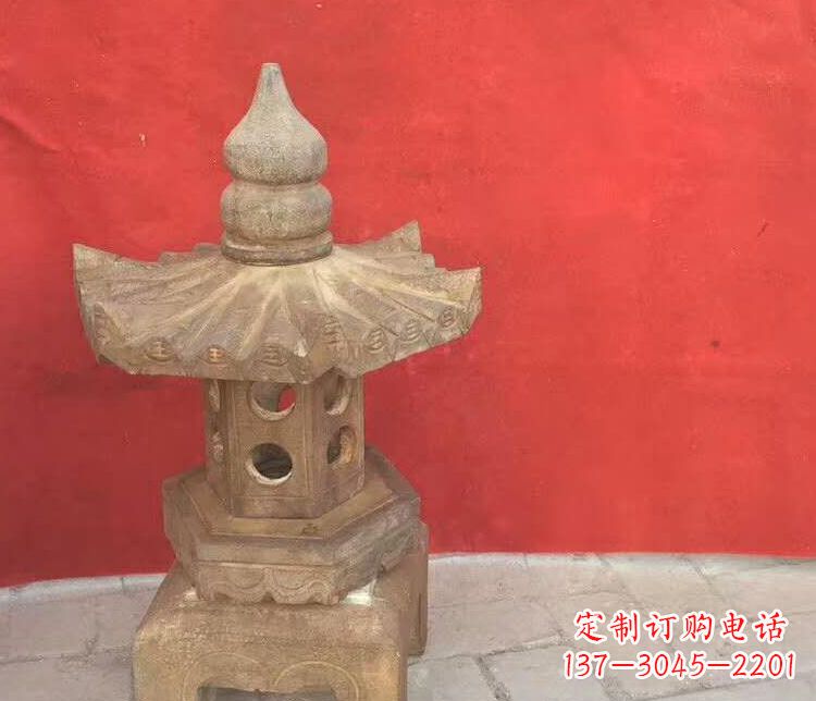 宁波景观仿古石灯雕塑