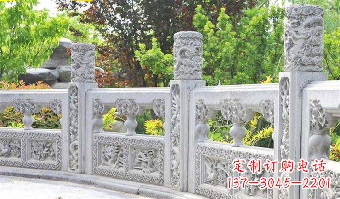 宁波公园仿古石栏板雕塑