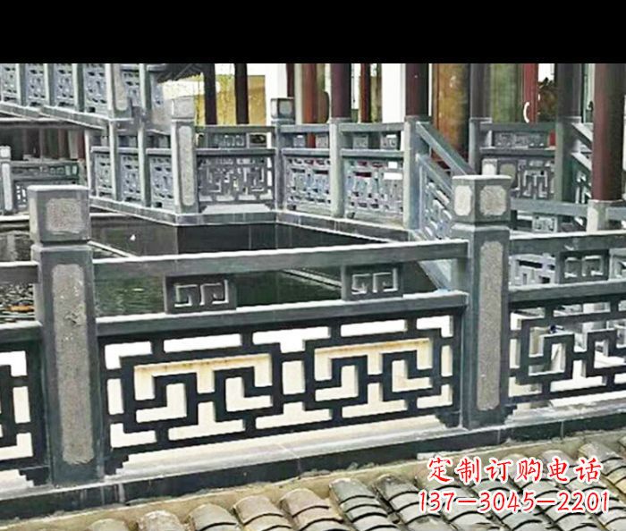 宁波中领雕塑精致仿古石栏板