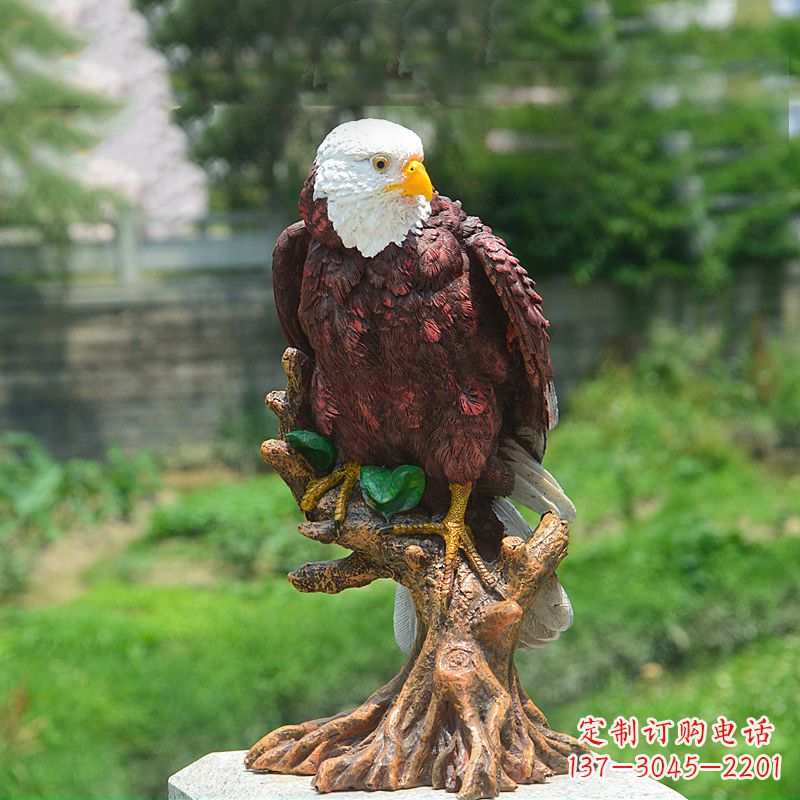宁波金羽老鹰玻璃钢雕塑