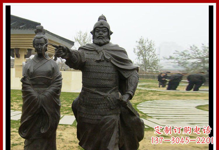 宁波灵巧雄姿,威武将军铜雕塑