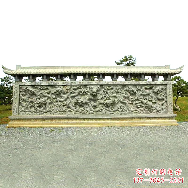 宁波山水玉龙壁雕艺术