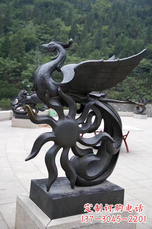 宁波天四灵朱雀神鸟雕塑——象征希望的贵族精神