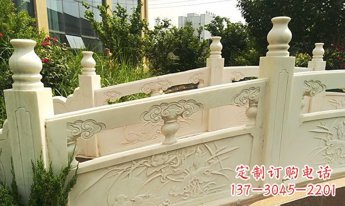 宁波精美汉白玉石拱桥雕塑