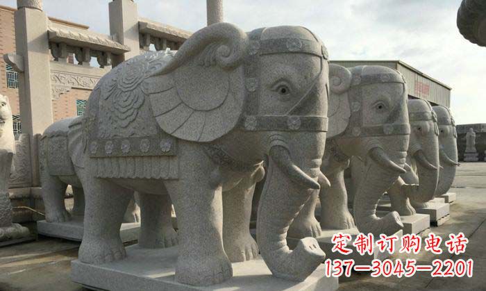 宁波庄严雄伟的大象石雕