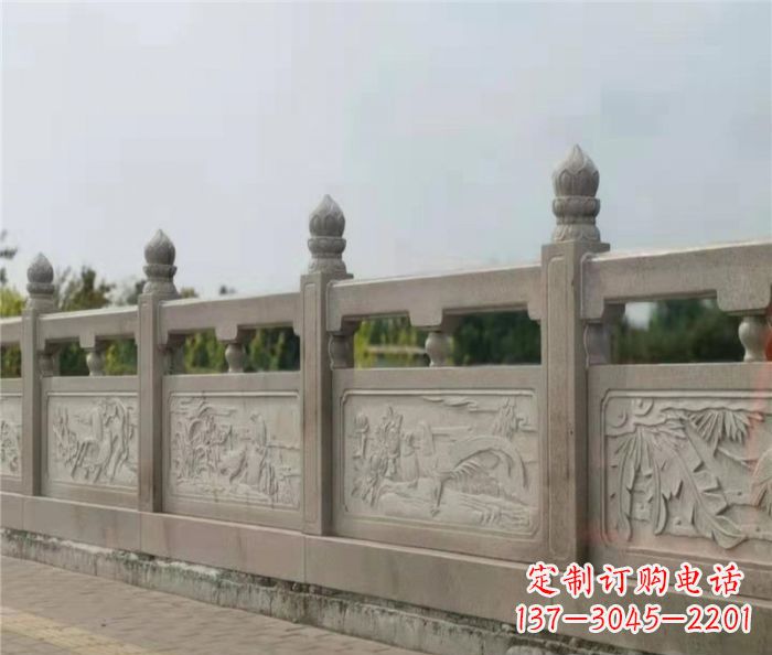 宁波泰山大理石浮雕栏板雕塑