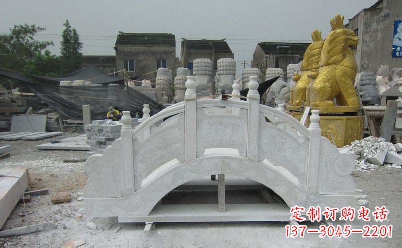 宁波精美的大理石拱桥雕塑