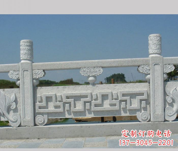 宁波公园景观大理石栏板雕塑