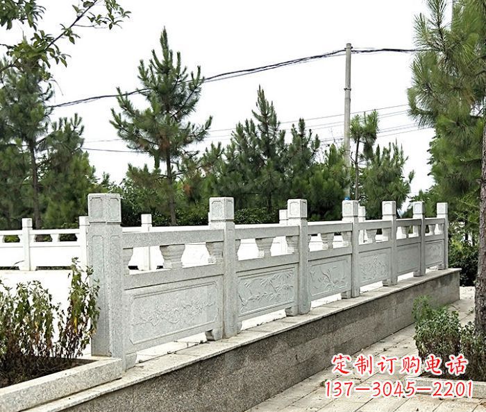 宁波大理石栏板石雕,构筑公园景观