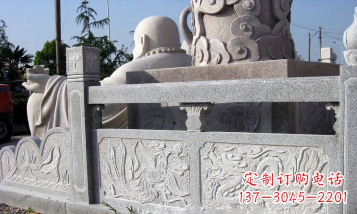 宁波公园景观大理石栏板石雕