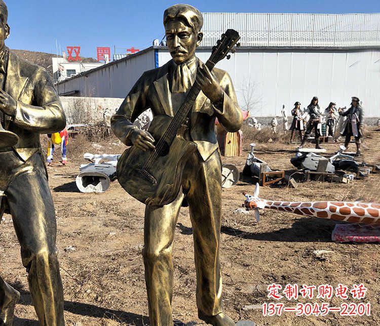 宁波玩乐无穷的吉他雕塑