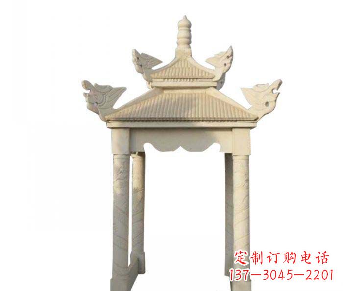 宁波高品质园林石雕凉亭