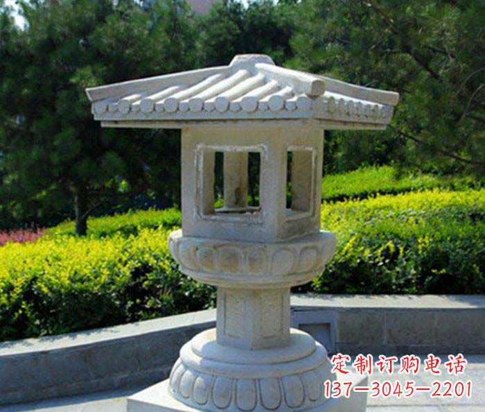宁波公园景观小型石灯雕塑