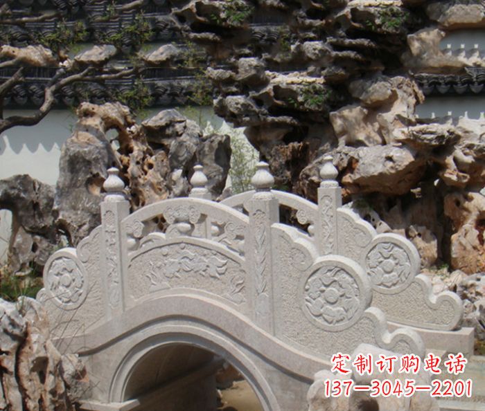 宁波公园景观小型石拱桥