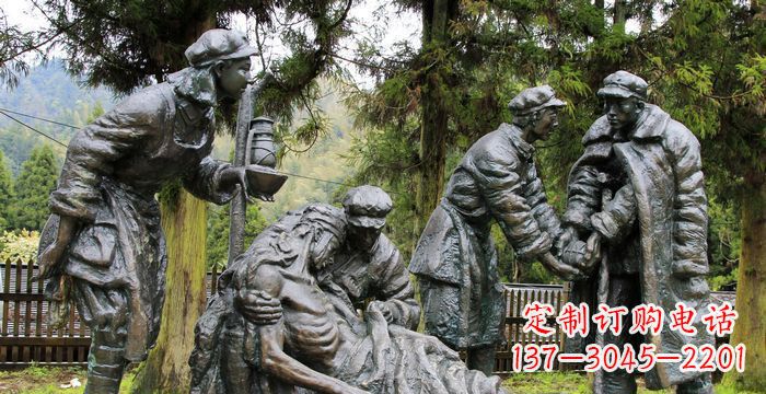 宁波红军铜雕,宣扬时代之精神