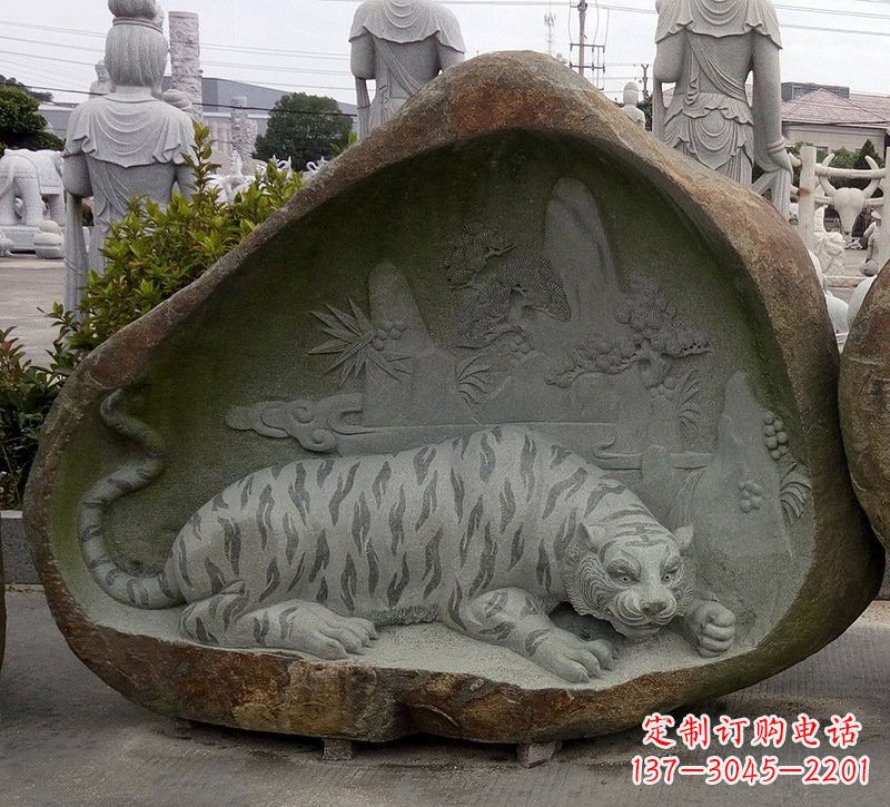 宁波营造自然璀璨,浓厚动物气息的老虎雕塑