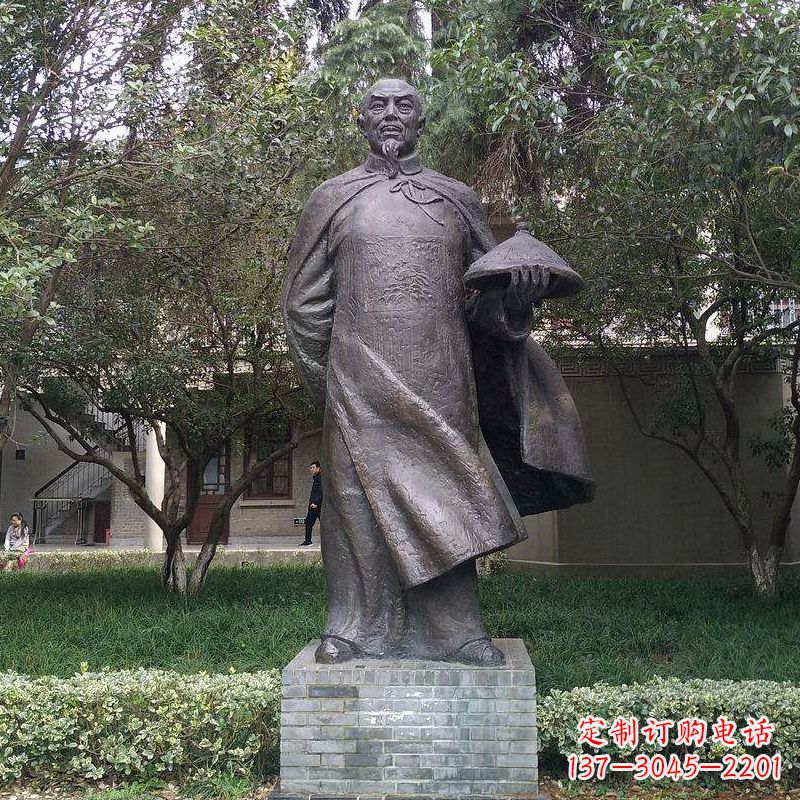 宁波传承晚清民族英雄林则徐精铸雕塑