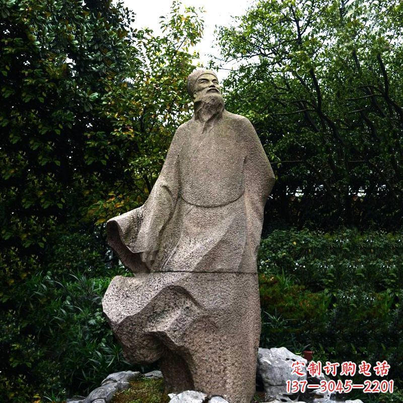 宁波精美苏东坡砂岩雕塑