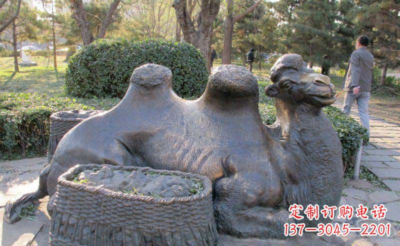 宁波精致骆驼铜雕塑