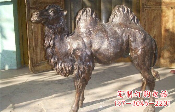 宁波静谧与动感并存,宁州中领雕塑定制骆驼铜雕