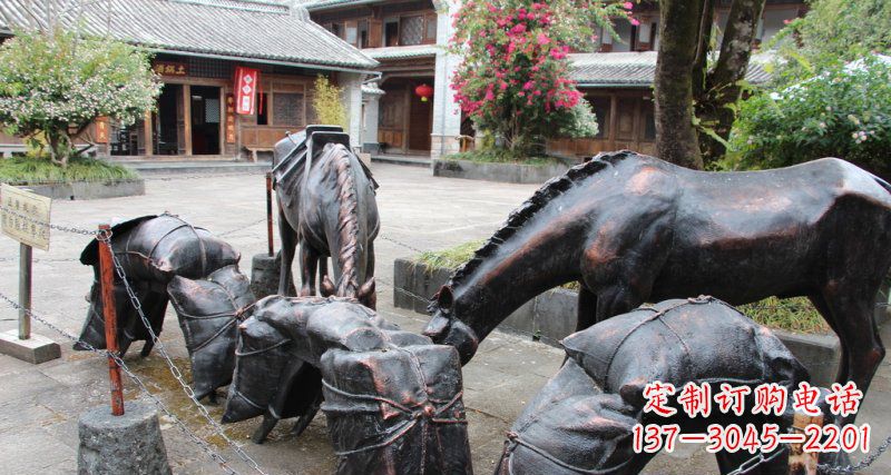 宁波中领雕塑定制的铜动物雕塑