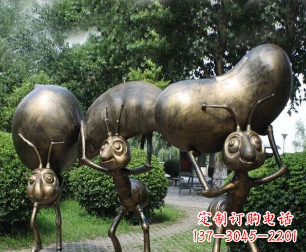 宁波雕刻精灵——蚂蚁铜雕
