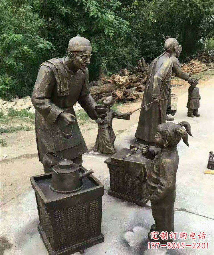 宁波精美可爱的小女孩铜雕