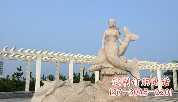 宁波中领雕塑 | 精致海豚雕塑