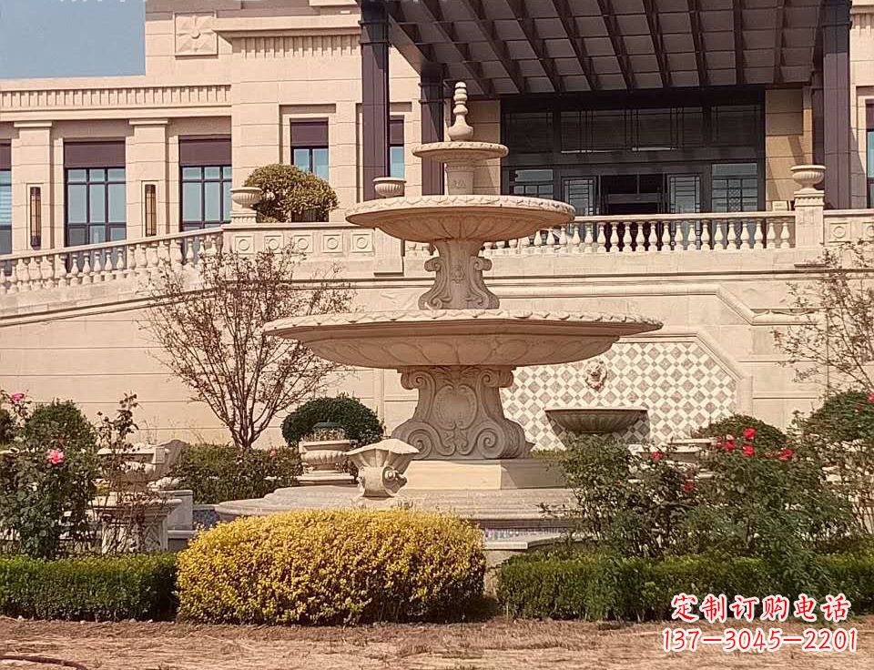 宁波公园喷泉鱼石雕