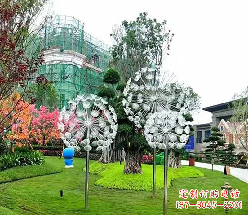 宁波公园蒲公英雕塑