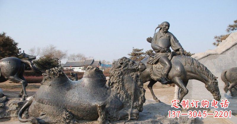 宁波精致古典 骑马雕塑