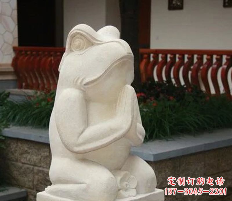 宁波中领雕塑精美绝伦的青蛙石雕