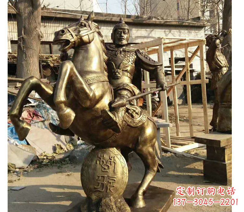 宁波高雅骑马雕塑