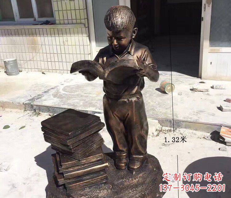 宁波杰出的小孩铜雕