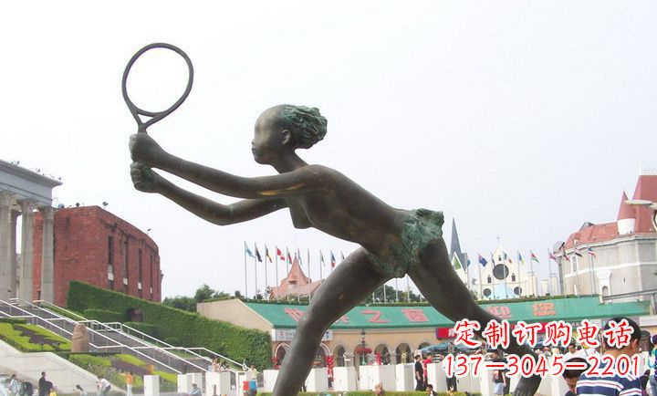 宁波精致羽毛球铜雕