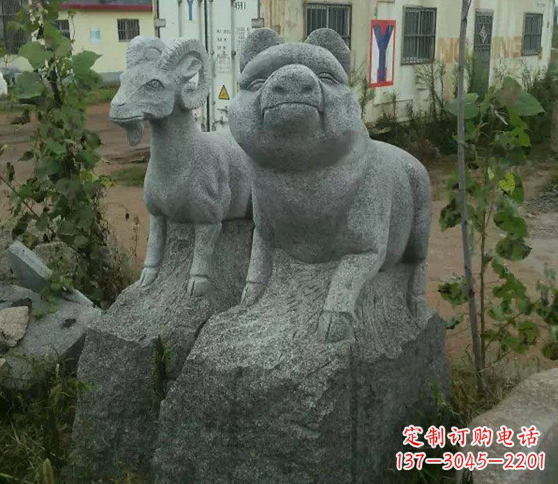 宁波优质动物猪石雕