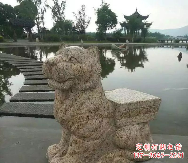 宁波公园十二生肖虎石雕