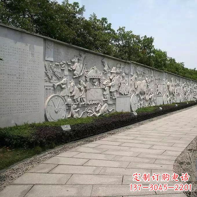 宁波领雕塑 | 十二生肖文化浮雕
