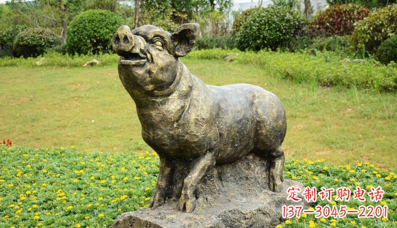 宁波公园十二生肖铜雕