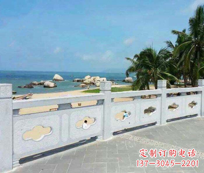 宁波公园石栏板大理石雕塑 (2)