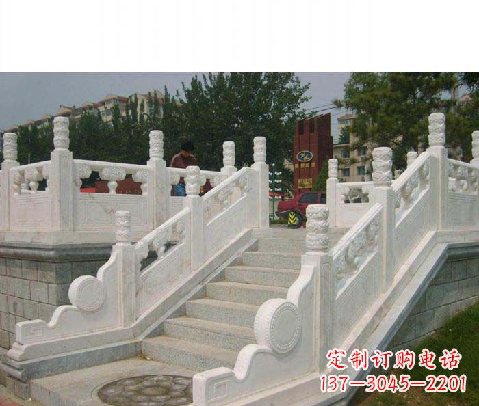 宁波公园石栏板大理石雕塑