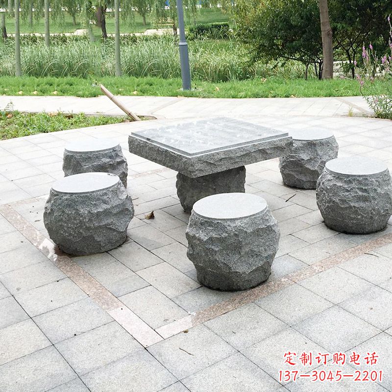 宁波公园石桌凳