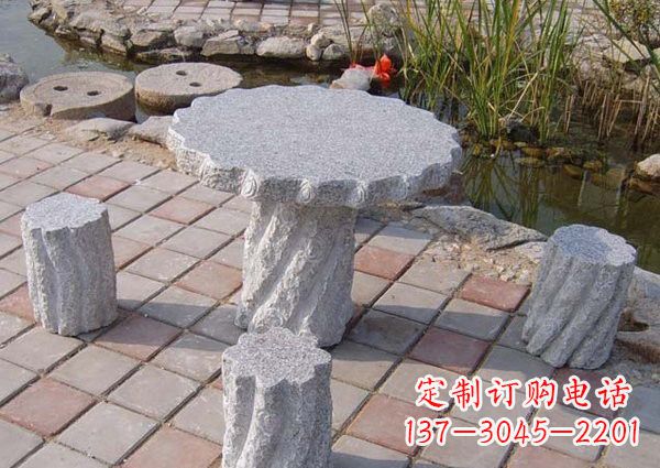 宁波公园石桌凳 (2)