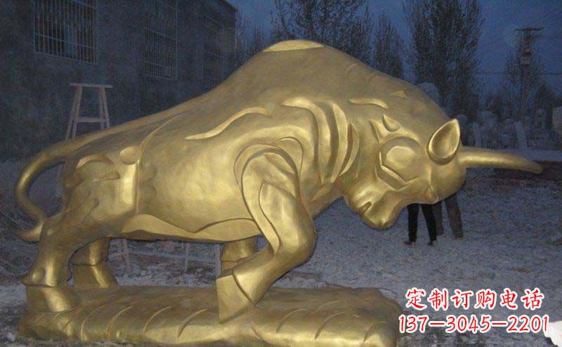 宁波拓荒牛铜雕—瑰丽壮观的动物雕塑