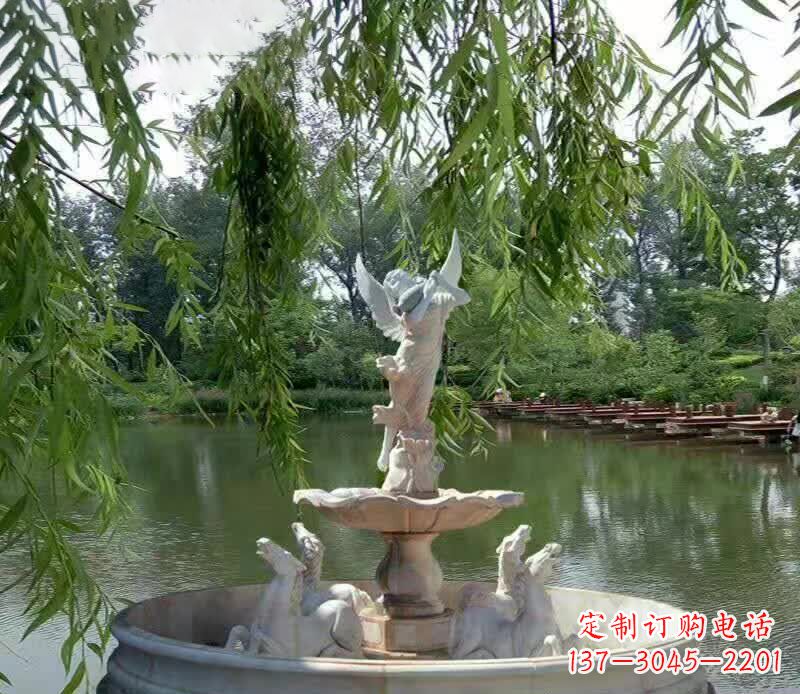 宁波公园天使景观石雕