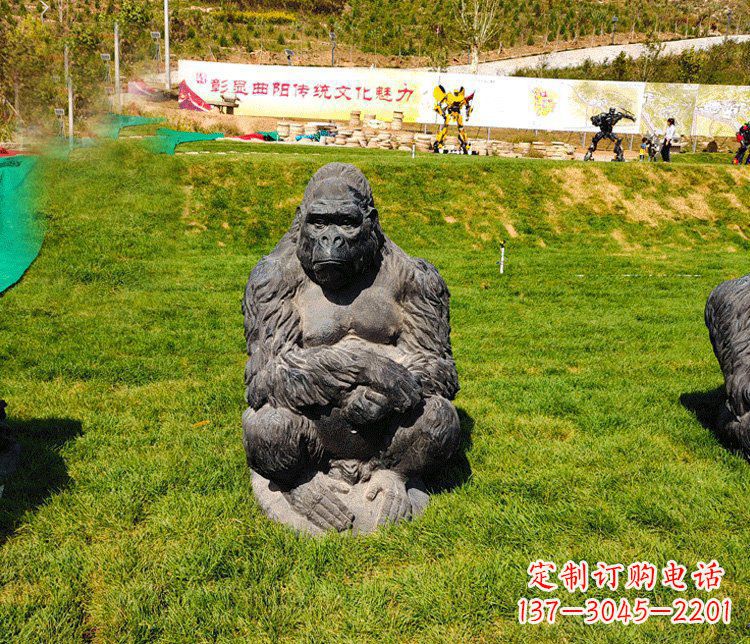 宁波高端铜制巨型大猩猩雕塑