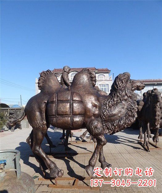 宁波高端铜骆驼雕塑定制